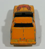 2003 Hot Wheels Concrete Cruisers Montezooma Orange Yellow Die Cast Toy Car Vehicle - Treasure Valley Antiques & Collectibles