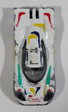 2000 Hot Wheels Porsche 911 GT1-98 White Die Cast Toy Race Car Vehicle - Treasure Valley Antiques & Collectibles