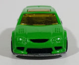 2011 Hot Wheels Graffiti Rides Audacious Neon Green Die Cast Toy Car Vehicle - Treasure Valley Antiques & Collectibles