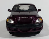 2000 New Ray Daimler Chrysler PT Cruiser Dark Purple 1:32 Scale Die Cast Toy Car Vehicle - Treasure Valley Antiques & Collectibles