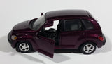 2000 New Ray Daimler Chrysler PT Cruiser Dark Purple 1:32 Scale Die Cast Toy Car Vehicle - Treasure Valley Antiques & Collectibles