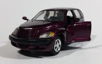 2000 New Ray Daimler Chrysler PT Cruiser Dark Purple 1:32 Scale Die Cast Toy Car Vehicle - Treasure Valley Antiques & Collectibles