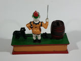 Vintage Collectible Trick Dog Circus Clown Cast Iron Mechanical Coin Bank - Treasure Valley Antiques & Collectibles