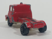 Vintage Majorette Scania Semi Tractor Toy Truck Red 1/100 Scale Die Cast Toy Vehicle - Treasure Valley Antiques & Collectibles