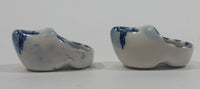 Vintage Delft Blue Hand Painted Windmill Shoe Set - Treasure Valley Antiques & Collectibles