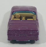 1990 Hot Wheels Color Racers II '83 Custom Corvette Convertible Purple Blue Die Cast Toy Car Vehicle