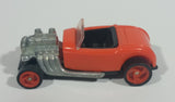 1996 Hot Wheels Roadster Flame Rider Orange Die Cast Toy Hot Rod Car Vehicle McDonald's Happy Meal - Treasure Valley Antiques & Collectibles