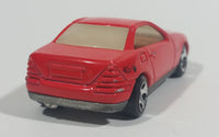 Rare 1997 Hot Wheels Mercedes SLK Red Die Cast Toy Car Vehicle