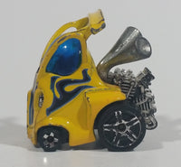 2011 Hot Wheels HW Video Game Heroes Hyper Mite Yellow Die Cast Toy Car Vehicle - Treasure Valley Antiques & Collectibles