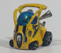 2011 Hot Wheels HW Video Game Heroes Hyper Mite Yellow Die Cast Toy Car Vehicle - Treasure Valley Antiques & Collectibles