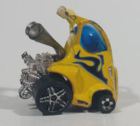 2011 Hot Wheels HW Video Game Heroes Hyper Mite Yellow Die Cast Toy Car Vehicle - Treasure Valley Antiques & Collectibles