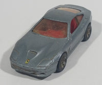 2000 Hot Wheels Ferrari 550 Maranello Metalflake Grey Die Cast Toy Car Vehicle - Treasure Valley Antiques & Collectibles