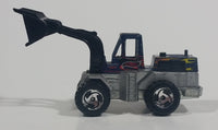 2001 Hot Wheels CAT Wheel Loader 527 Yellow Dark Blue & Silver Die Cast Toy Construction Vehicle