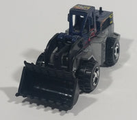 2001 Hot Wheels CAT Wheel Loader 527 Yellow Dark Blue & Silver Die Cast Toy Construction Vehicle