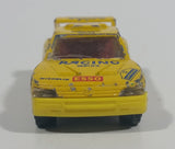 Vintage Majorette Peugeot 405 T 16 Yellow No. 202 with Esso and Michelin Logos 1/60 Scale Die Cast Toy Car Vehicle Made in France - Treasure Valley Antiques & Collectibles