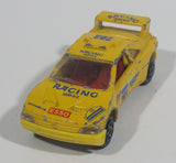 Vintage Majorette Peugeot 405 T 16 Yellow No. 202 with Esso and Michelin Logos 1/60 Scale Die Cast Toy Car Vehicle Made in France - Treasure Valley Antiques & Collectibles