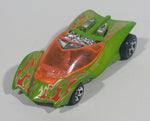 2007 Hot Wheels Three Trick Track Swoopy Do Metalflake Green Die Cast Toy Car Vehicle - Treasure Valley Antiques & Collectibles