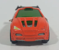 2012 Hot Wheels Asphalt Assault Neon Orange Die Cast Toy Car Vehicle - McDonald's Happy Meal 7/8