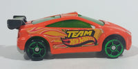 2012 Hot Wheels Asphalt Assault Neon Orange Die Cast Toy Car Vehicle - McDonald's Happy Meal 7/8