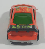 2012 Hot Wheels Asphalt Assault Neon Orange Die Cast Toy Car Vehicle - McDonald's Happy Meal 7/8