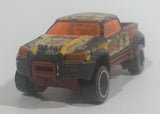 2003 Hot Wheels Highway 35 World Race Mega Duty Truck Black & Brown Die Cast Toy Car Vehicle - Treasure Valley Antiques & Collectibles