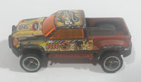 2003 Hot Wheels Highway 35 World Race Mega Duty Truck Black & Brown Die Cast Toy Car Vehicle - Treasure Valley Antiques & Collectibles