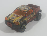 2003 Hot Wheels Highway 35 World Race Mega Duty Truck Black & Brown Die Cast Toy Car Vehicle - Treasure Valley Antiques & Collectibles