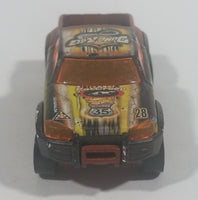 2003 Hot Wheels Highway 35 World Race Mega Duty Truck Black & Brown Die Cast Toy Car Vehicle - Treasure Valley Antiques & Collectibles