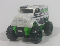 2012 Hot Wheels New Models 28/50 Dairy Delivery Pearl White Black Cow Pattern Die Cast Toy Car Vehicle