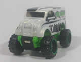 2012 Hot Wheels New Models 28/50 Dairy Delivery Pearl White Black Cow Pattern Die Cast Toy Car Vehicle