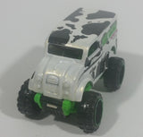 2012 Hot Wheels New Models 28/50 Dairy Delivery Pearl White Black Cow Pattern Die Cast Toy Car Vehicle