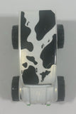 2012 Hot Wheels New Models 28/50 Dairy Delivery Pearl White Black Cow Pattern Die Cast Toy Car Vehicle