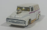 2000 Hot Wheels '56 Ford Truck Pearl White Die Cast Toy Car Hot Rod Vehicle with Opening Hood - Treasure Valley Antiques & Collectibles