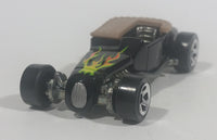 1999 Hot Wheels First Editions Track T Flat Black with Beige Cover Die Cast Toy Hot Rod Car Vehicle - Treasure Valley Antiques & Collectibles