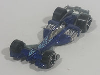 2007 Hot Wheels First Editions Nitro Scorcher Dark Blue Die Cast Toy Formula 1 Race Car Vehicle - Treasure Valley Antiques & Collectibles