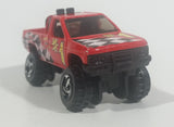 1997 Hot Wheels Racing World Nissan Hardbody Truck Red Die Cast Toy Car Vehicle - Treasure Valley Antiques & Collectibles