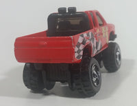 1997 Hot Wheels Racing World Nissan Hardbody Truck Red Die Cast Toy Car Vehicle - Treasure Valley Antiques & Collectibles