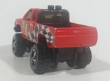 1997 Hot Wheels Racing World Nissan Hardbody Truck Red Die Cast Toy Car Vehicle - Treasure Valley Antiques & Collectibles