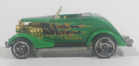 2000 Hot Wheels Hot Rod Magazine Series '33 Ford Roadster O'Lucky Flames St. Patrick's Day Green Die Cast Toy Car Vehicle - Treasure Valley Antiques & Collectibles