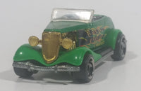 2000 Hot Wheels Hot Rod Magazine Series '33 Ford Roadster O'Lucky Flames St. Patrick's Day Green Die Cast Toy Car Vehicle - Treasure Valley Antiques & Collectibles