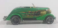 2000 Hot Wheels Hot Rod Magazine Series '33 Ford Roadster O'Lucky Flames St. Patrick's Day Green Die Cast Toy Car Vehicle - Treasure Valley Antiques & Collectibles