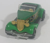 2000 Hot Wheels Hot Rod Magazine Series '33 Ford Roadster O'Lucky Flames St. Patrick's Day Green Die Cast Toy Car Vehicle - Treasure Valley Antiques & Collectibles