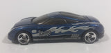 1999 Hot Wheels Chrysler Thunderbolt Metalflake Dark Blue Die Cast Toy Car Vehicle - Treasure Valley Antiques & Collectibles