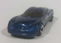 1999 Hot Wheels Chrysler Thunderbolt Metalflake Dark Blue Die Cast Toy Car Vehicle - Treasure Valley Antiques & Collectibles