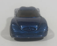 1999 Hot Wheels Chrysler Thunderbolt Metalflake Dark Blue Die Cast Toy Car Vehicle - Treasure Valley Antiques & Collectibles