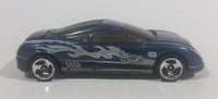 1999 Hot Wheels Chrysler Thunderbolt Metalflake Dark Blue Die Cast Toy Car Vehicle - Treasure Valley Antiques & Collectibles