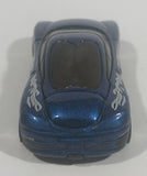 1999 Hot Wheels Chrysler Thunderbolt Metalflake Dark Blue Die Cast Toy Car Vehicle - Treasure Valley Antiques & Collectibles