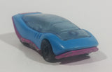 1994 Hot Wheels Radar Racer Blue Pink Die Cast Toy Car Vehicle McDonald's Happy Meal 12/16 - Treasure Valley Antiques & Collectibles