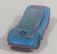 1994 Hot Wheels Radar Racer Blue Pink Die Cast Toy Car Vehicle McDonald's Happy Meal 12/16 - Treasure Valley Antiques & Collectibles