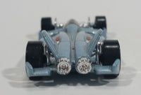 2002 Hot Wheels Jet Threat 3.0 Light Metallic Blue Die Cast Toy Race Car Vehicle - Treasure Valley Antiques & Collectibles